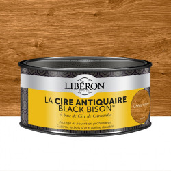 Cire en pâte meuble et objets Antiquaire black bison® LIBERON, chêne moyen 0.5 l - LIBERON