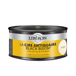 Cire en pâte meuble et objets Antiquaire black bison® LIBERON, incolore 0.5 l - LIBERON