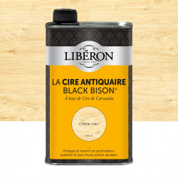 Cire liquide meuble et objets Antiquaire black bison® LIBERON, chêne clair 0.5 l - LIBERON