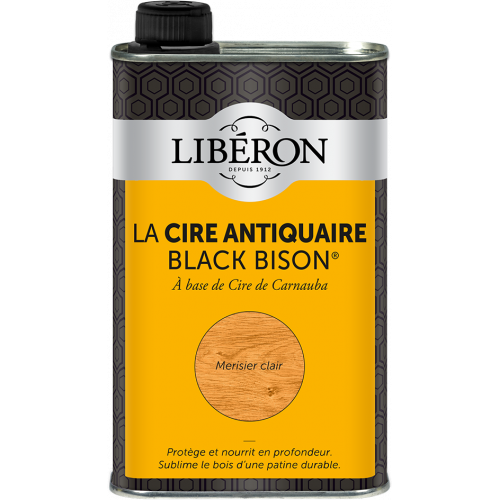 Cire liquide meuble et objets Antiquaire black bison® LIBERON, merisier clair 0. - LIBERON