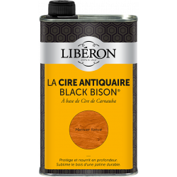 Cire liquide meuble et objets Antiquaire black bison® LIBERON, merisier foncé 0. - LIBERON