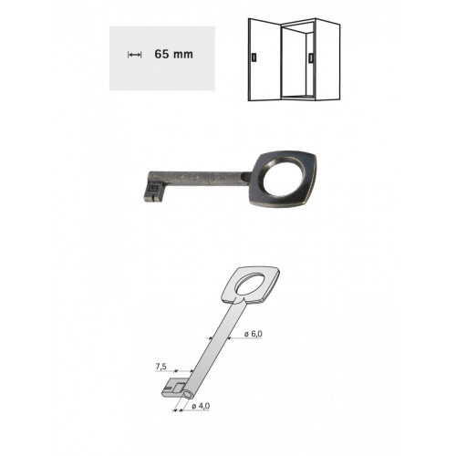 Clé de meuble acier HETTICH - HETTICH