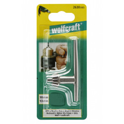 Clé mandrin porteur cylindrique WOLFCRAFT 2630000, Diam.13 mm - WOLFCRAFT