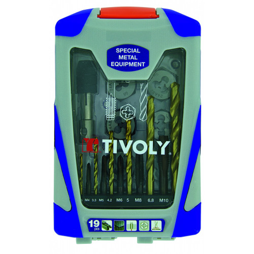 Coffret de 19 forets pour métal TIVOLY - TIVOLY