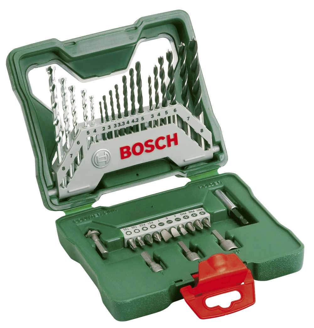 Coffret de 33 pièces de perçage / vissage pour pierre / métal / bois BOSCH