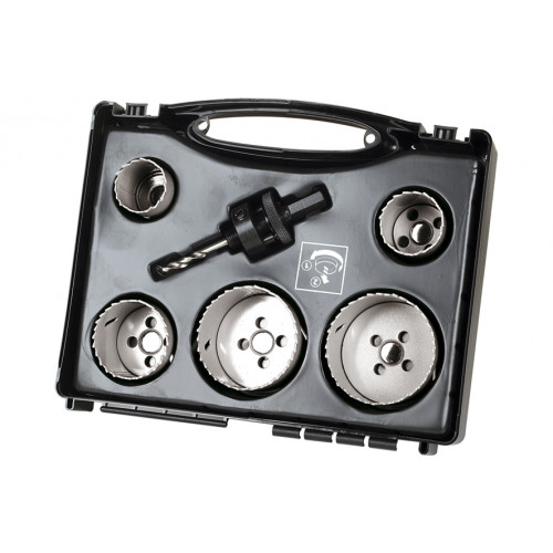 Coffret trépans electricité et plomberie multimatériau, Diam.68 mm WOLFCRAFT - WOLFCRAFT