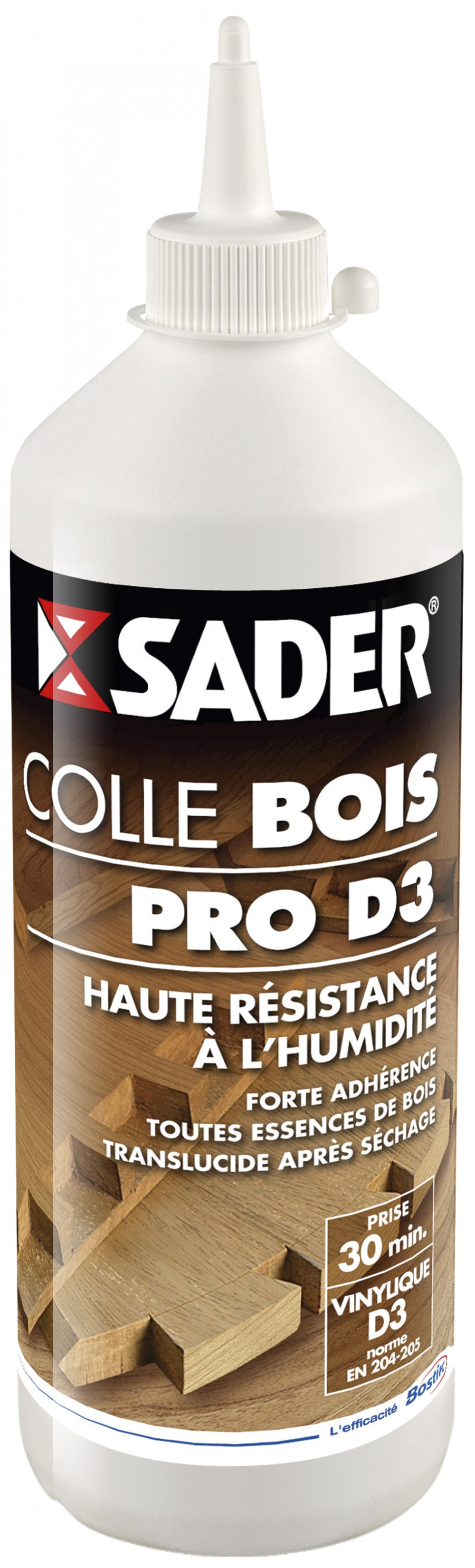 Colle à bois progressive Pro d3 SADER, 750 g