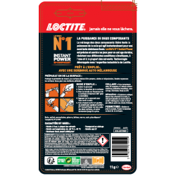 Colle seringue époxy Loctite n°1 LOCTITE, 11 g - Loctite