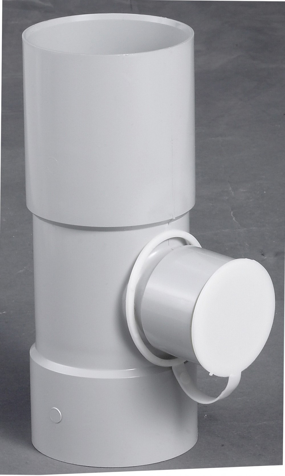 Collecteur d'eau pvc gris GIRPI, Dév.16 cm Diam.50 mm