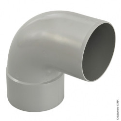 Coude 87.3° pvc gris GIRPI, Dév.33 cm Diam.100 mm de marque GIRPI, référence: B5803600