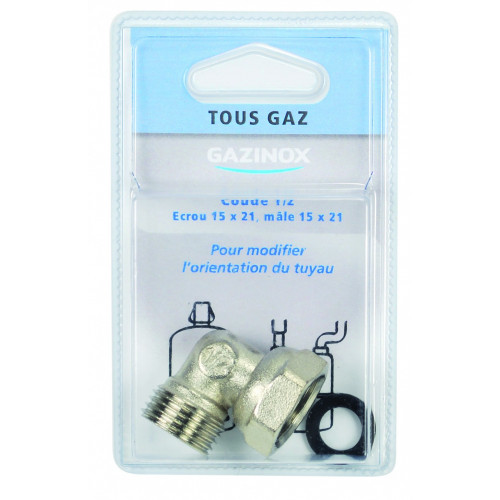 Coude pour tout type de gaz pour barbecue extérieur - GAZINOX