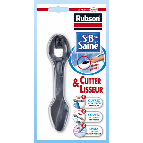 Cutter lisseur pour joint silicone de salle de bains, RUBSON - RUBSON
