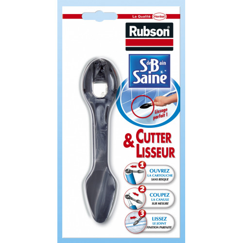 Rubson Cutter lisseur pour joint silicone de salle de bains, RUBSON