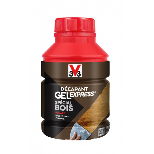 Décapant bois V33 Gel express, 0.25 l - V33