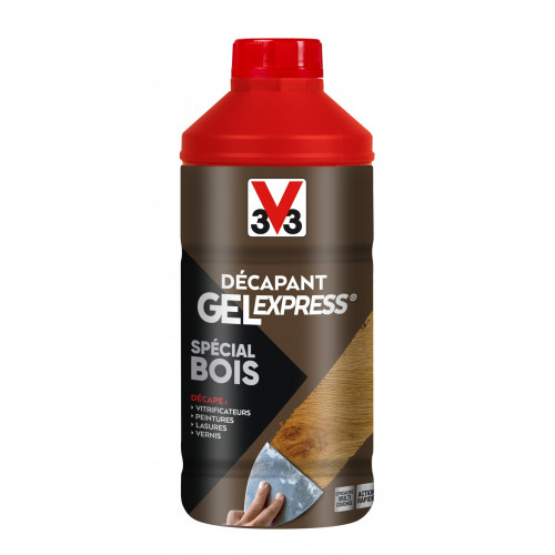 Décapant bois V33 Gel express, 1 l - V33