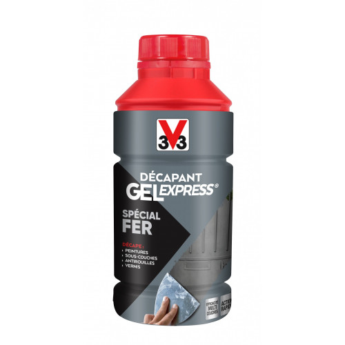 Décapant fer V33 Gel express, 0.5 l - V33