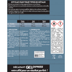 Décapant fer V33 Gel express, 0.5 l - V33