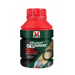 Décapant multisupport V33 Gel express, 0.25 l de marque V33, référence: B5816300