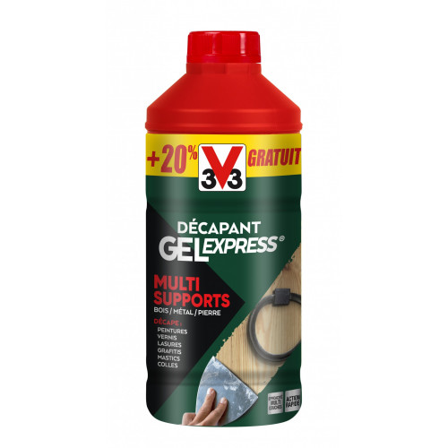 Décapant multisupport V33 Gel express, 1.2 l - V33