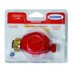 Détendeur pour gaz propane 37 millibars 1.5kg, GAZINOX - GAZINOX