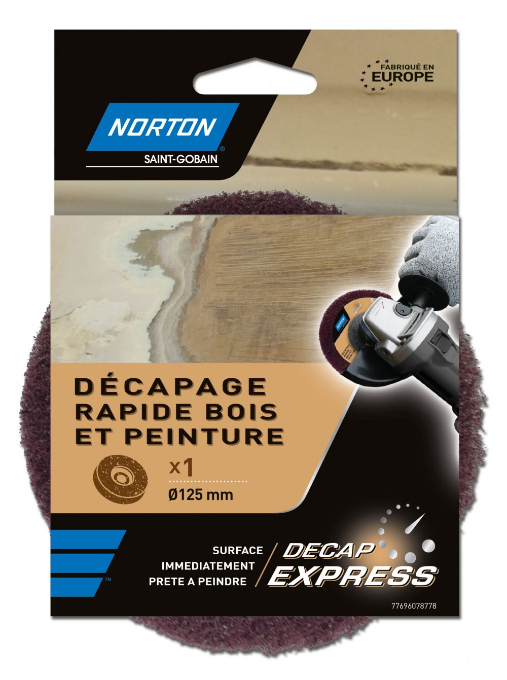 Disque décap express bois D: 125 mm - vue 2