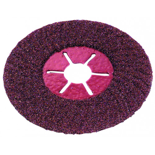 Disque ébarbage semi-rigide pour matériaux TIVOLY Grain 80, Diam.115 mm - TIVOLY