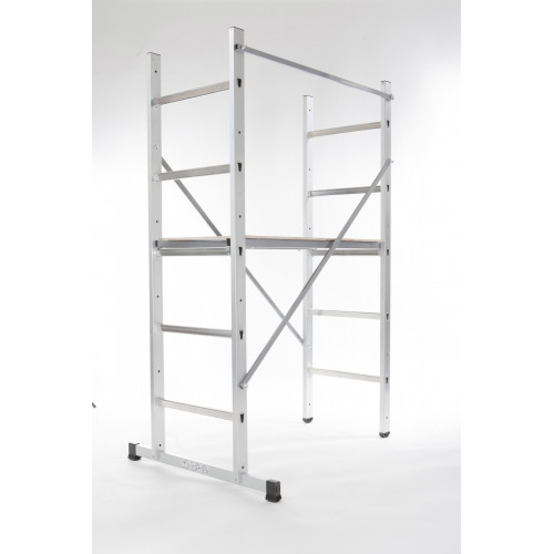 Echafaudage aluminium Hobbystep h3 hauteur de travail 3 m - HAILO