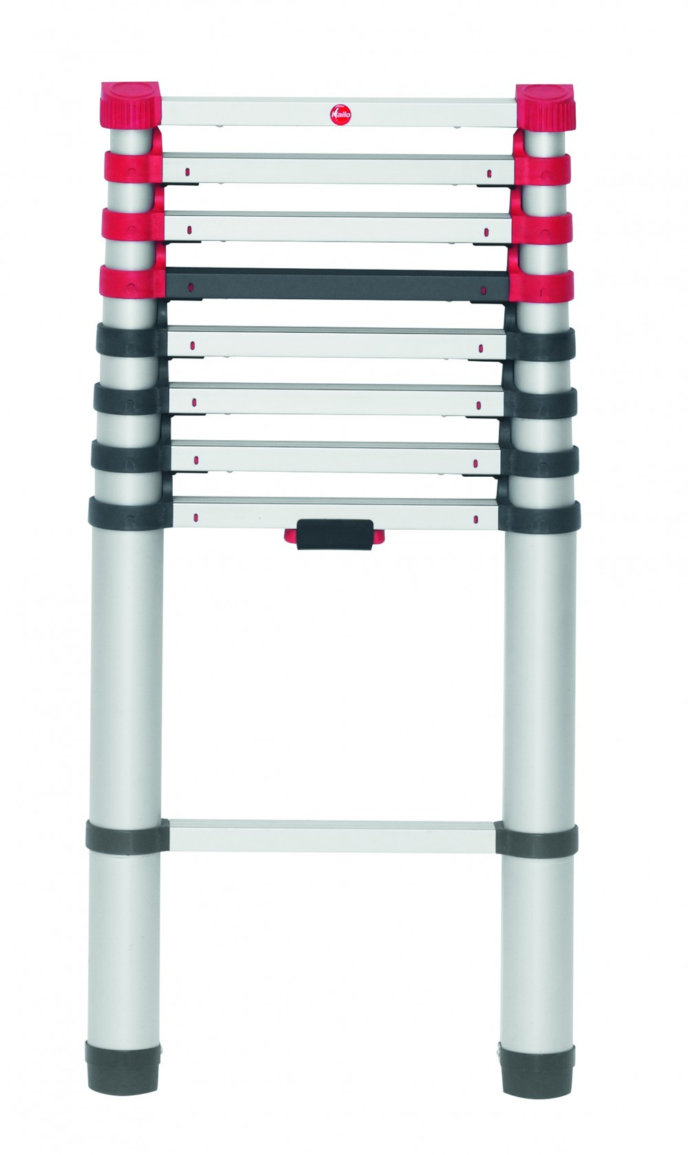 Echelle télescopique aluminium 9 marches , utilisation régulière HAILO