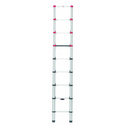 Echelle télescopique aluminium 9 marches , utilisation régulière HAILO - HAILO