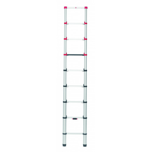 Echelle télescopique aluminium 9 marches , utilisation régulière HAILO - HAILO