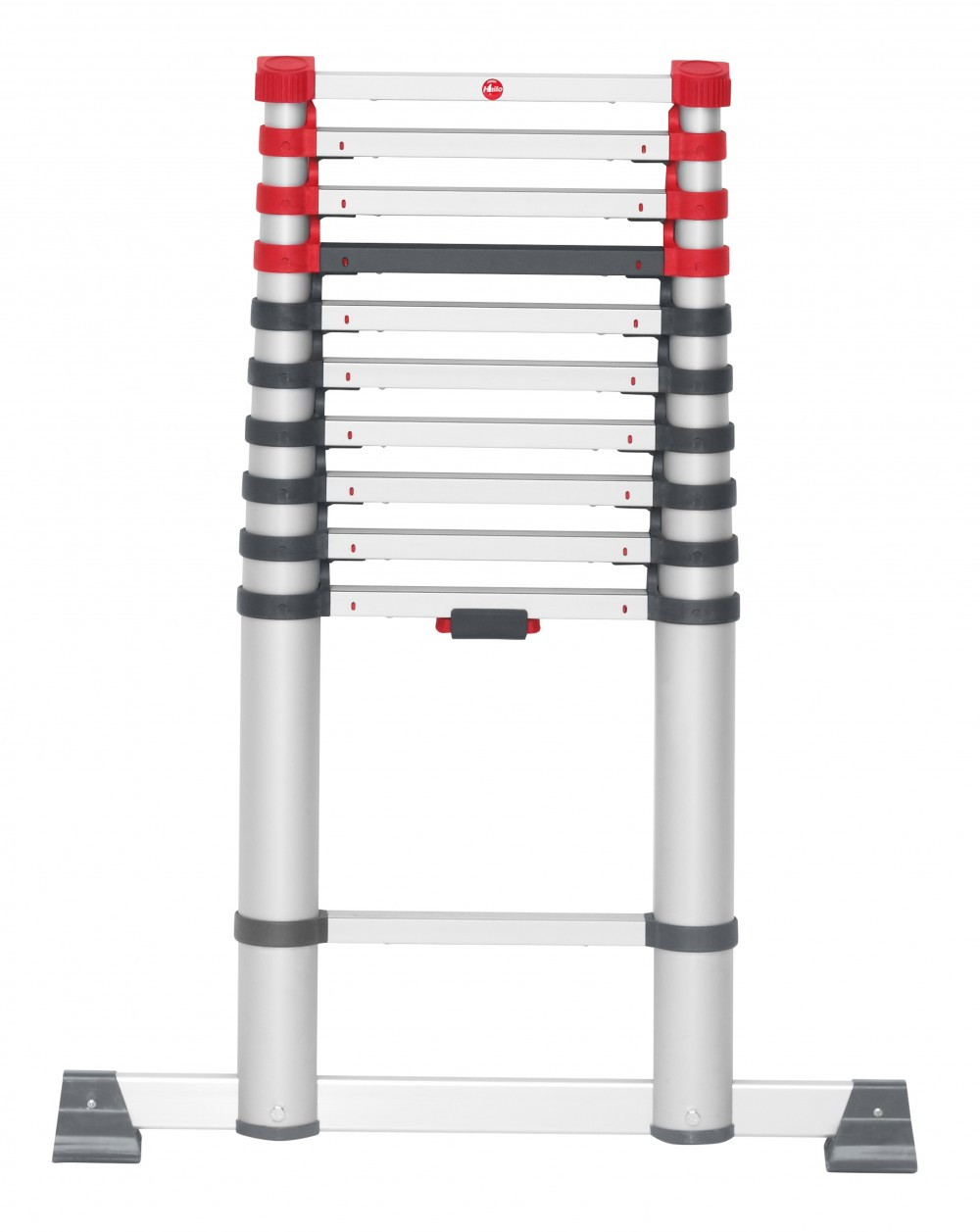 Echelle télescopique aluminium HAILO 11 échelons H.3.2 m