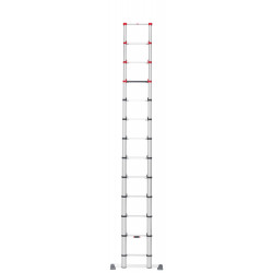 Echelle télescopique aluminium HAILO 13 échelons H.3.8 m - HAILO