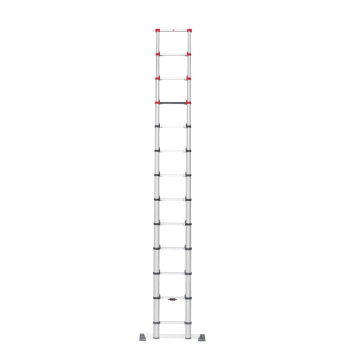 Echelle télescopique aluminium HAILO 13 échelons H.3.8 m - HAILO