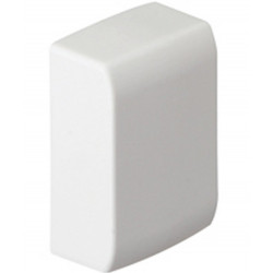 Embout blanc pour moulure, H. 5.4 x P.1.5 cm - TEHALIT