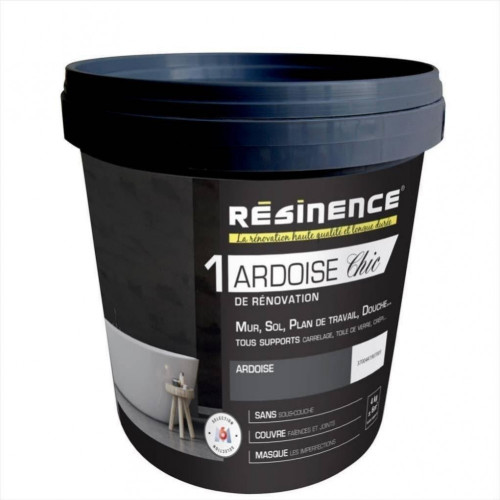 Enduit Béton RESINENCE, Ardoise noire 4kg - RESINENCE