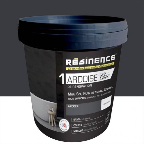 Enduit Béton RESINENCE, Ardoise noire 4kg - RESINENCE