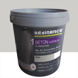 Enduit Béton RESINENCE, Argile 4kg de marque RESINENCE, référence: B5829700