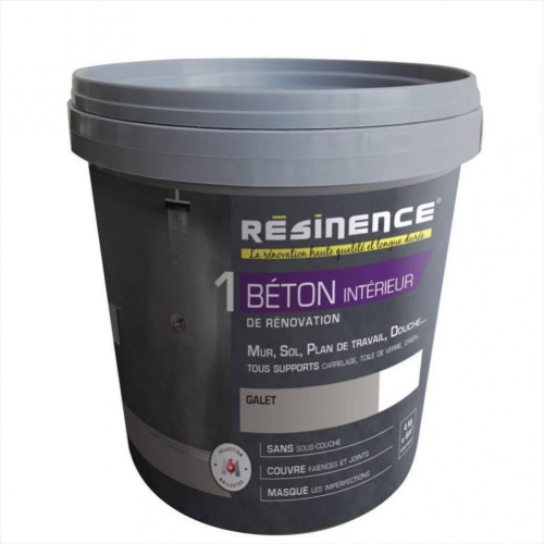 Enduit Béton RESINENCE, Gris galet 4kg - RESINENCE