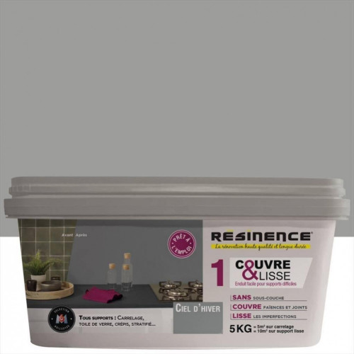 Enduit Couvre et lisse RESINENCE, Ciel d'hiver - RESINENCE