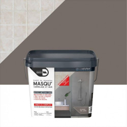 Enduit Masqu'carrelage et mur MAISON DECO, Pierre de lave, 9 kg de marque MAISON DECO, référence: B5831800