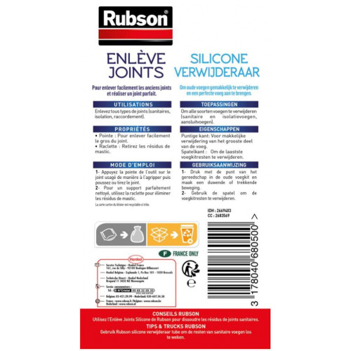 Rubson Enlève-joints pour mastic RUBSON Easy