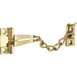 Entrebâilleur de porte acier doré, SOCONA Chain de marque SOCONA, référence: B5834100