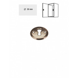 Entrée de serrure de meuble acier en applique HETTICH - HETTICH