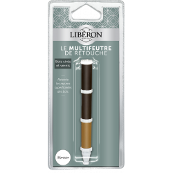 Feutre de retouche LIBERON, acajou, 3 mini-feutres de marque LIBERON, référence: B5841600