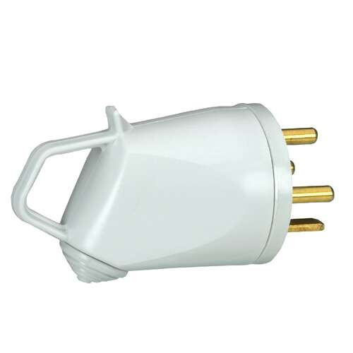 Fiche électrique mâle 3 pôles + terre, 20 A, LEGRAND