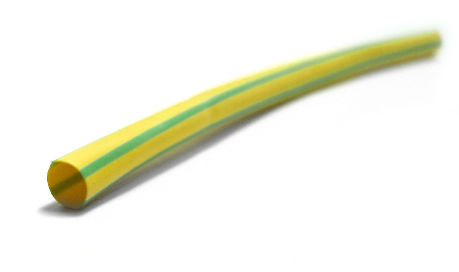 Gaine thermorétractable vert / jaune, L.1 m, Diam.2.4 mm, ZENITECH