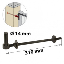 Gond acier prépeint, H.60x Diam.14 mm - AFBAT