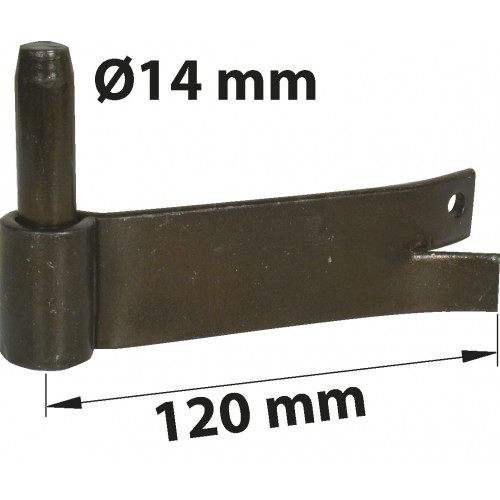 Gond acier prépeint, H.70x Diam.14 mm - AFBAT
