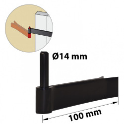 Gond acier prépeint, H.75x Diam.14 mm - AFBAT