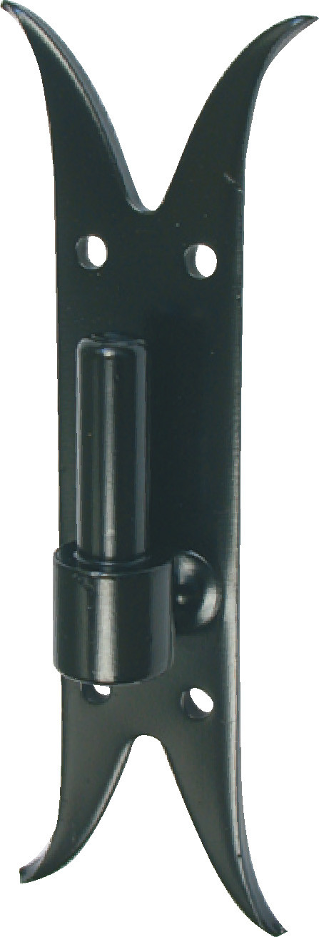 Gond sur platine acier prépeint, H.225x Diam.16 mm